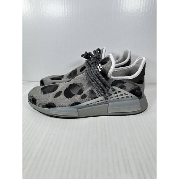 NEW Adidas HU NMD Human Race x Pharrell Animal Print Ash Mens Size 11 - Picture 3 of 8